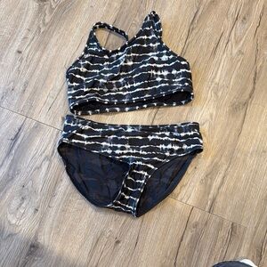 Reversible athleta girl swim suit